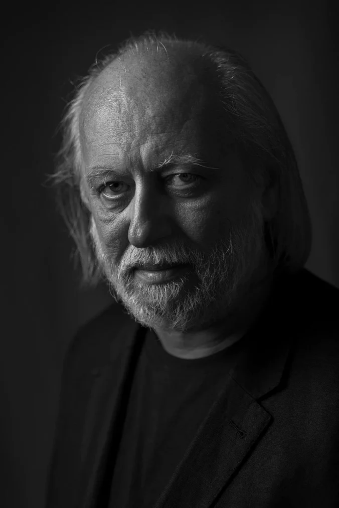 Bild på Krasznahorkai László, 2025 års vinnare av Nobelpriset i litteratur.